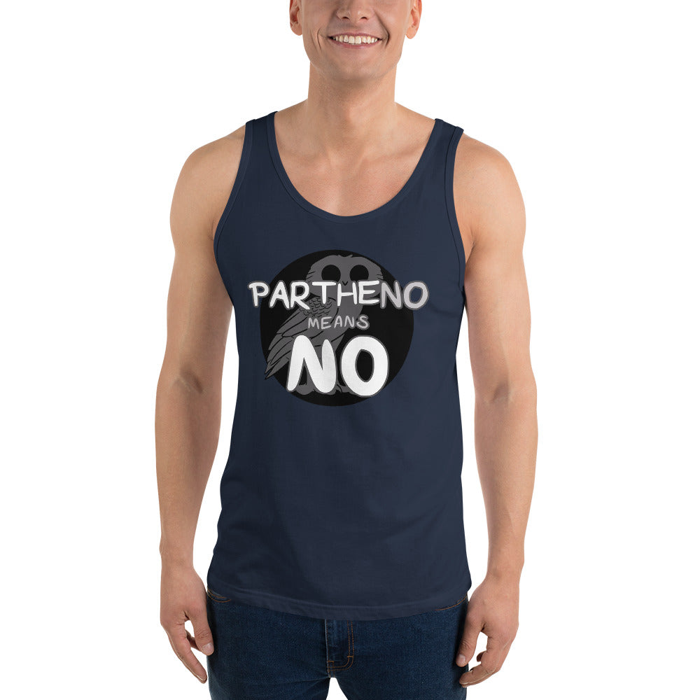 Unisex Partheno Means No (Athena) Tank top
