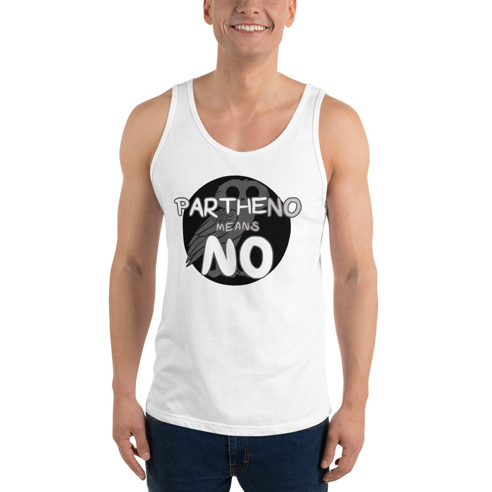 Unisex Partheno Means No (Athena) Tank top