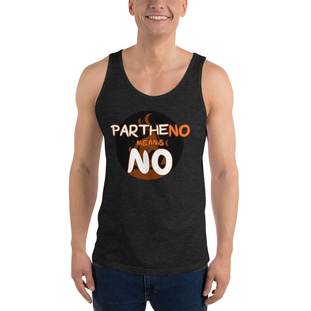 Unisex Partheno Means No (Hestia) Tank top