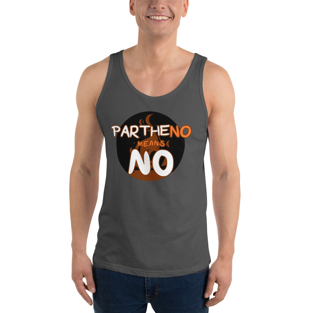 Unisex Partheno Means No (Hestia) Tank top