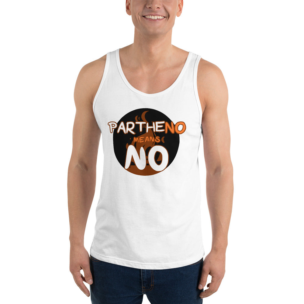 Unisex Partheno Means No (Hestia) Tank top