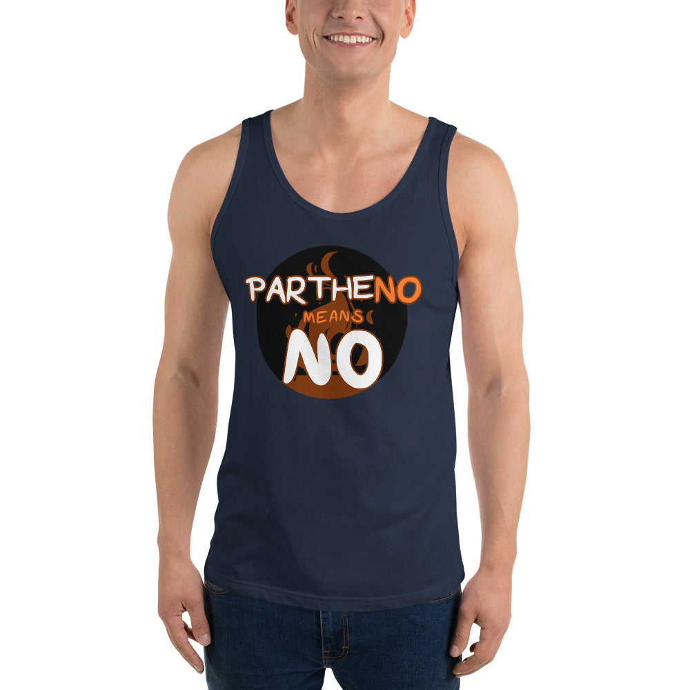 Unisex Partheno Means No (Hestia) Tank top