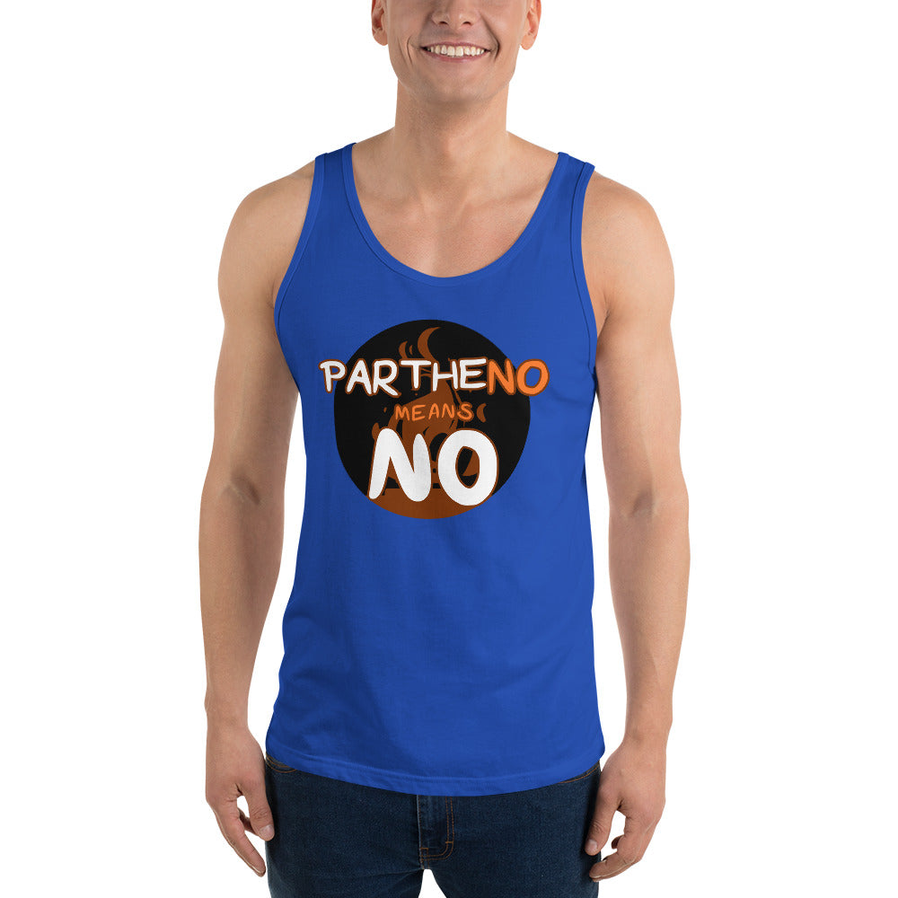 Unisex Partheno Means No (Hestia) Tank top