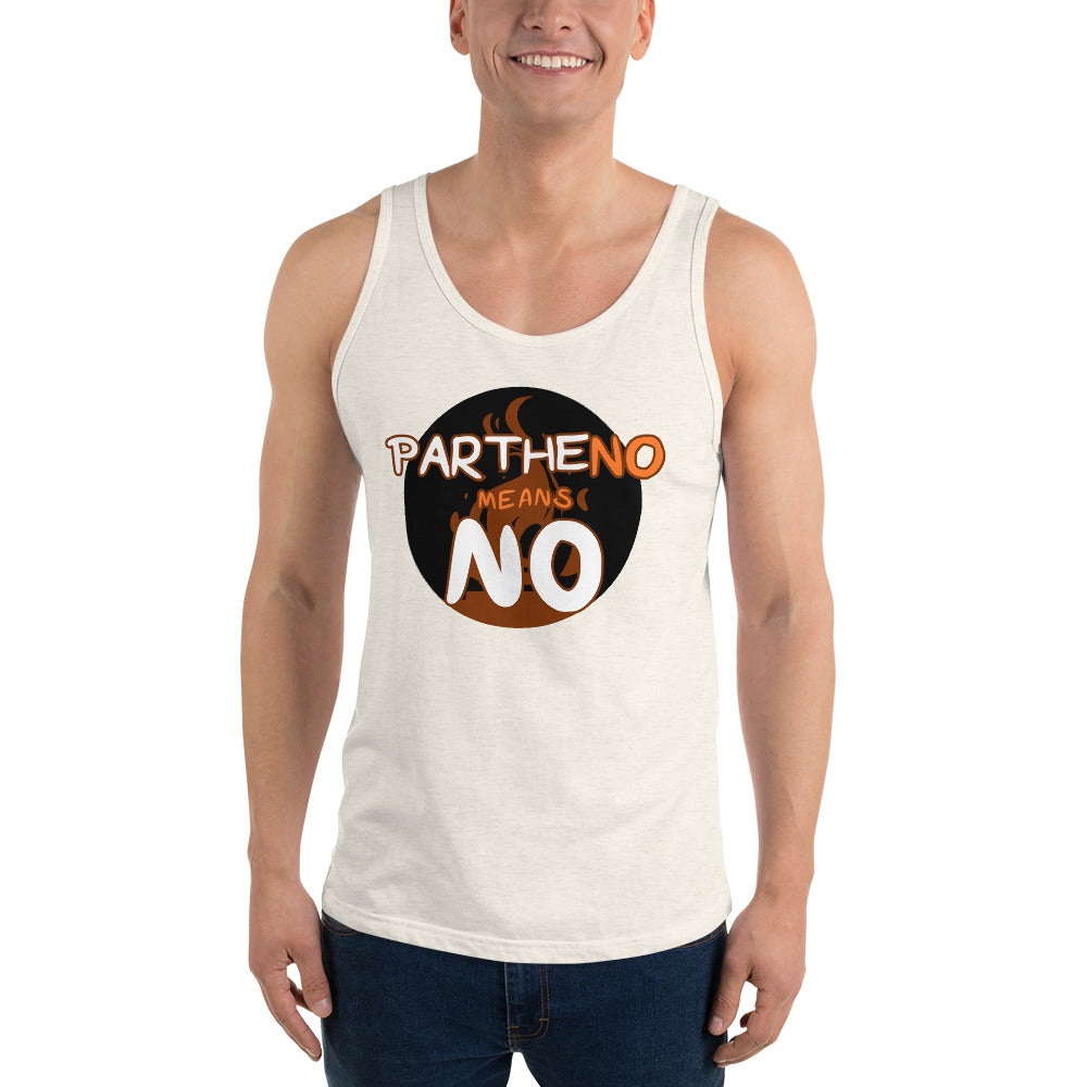 Unisex Partheno Means No (Hestia) Tank top