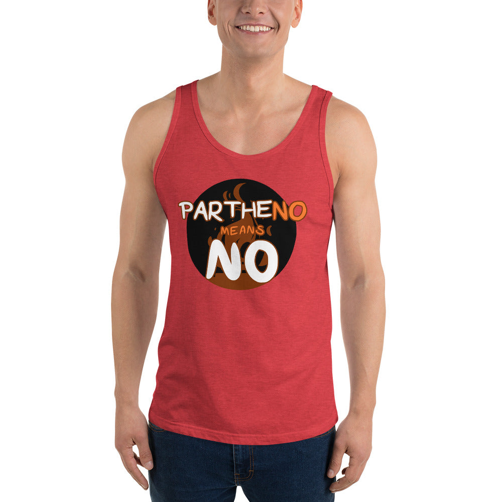 Unisex Partheno Means No (Hestia) Tank top