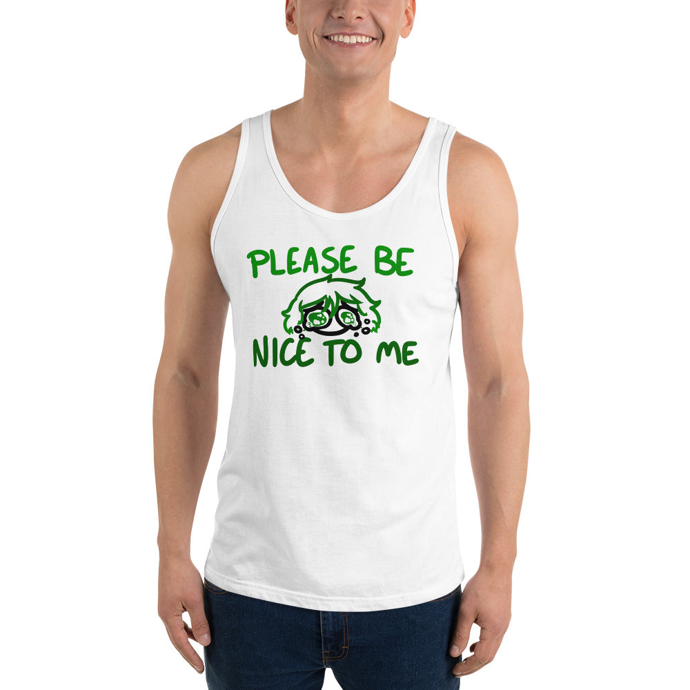 Unisex Saucer-Eyed Sadboi Tank top