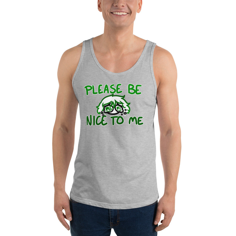 Unisex Saucer-Eyed Sadboi Tank top