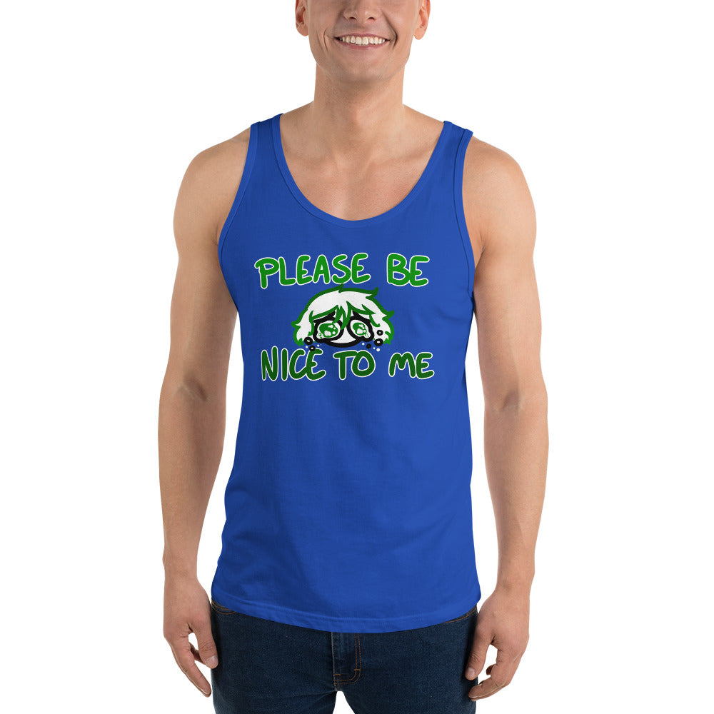 Unisex Saucer-Eyed Sadboi Tank top