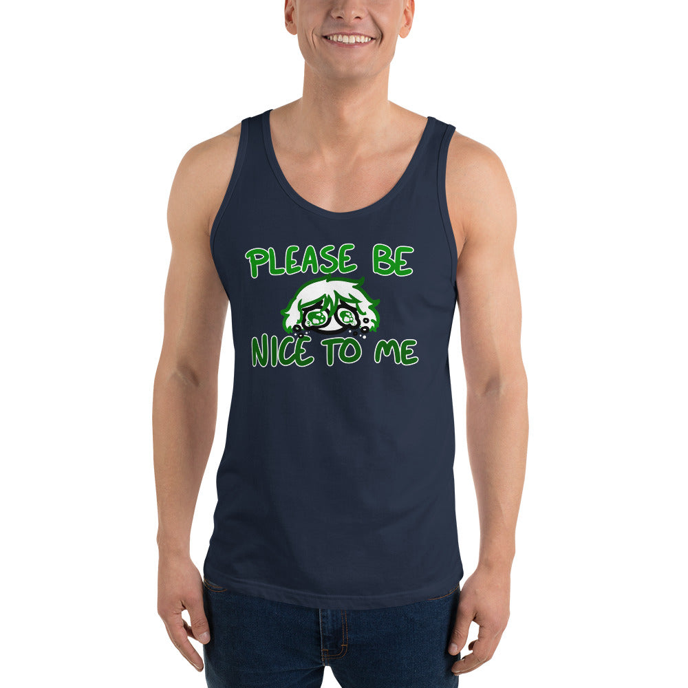Unisex Saucer-Eyed Sadboi Tank top