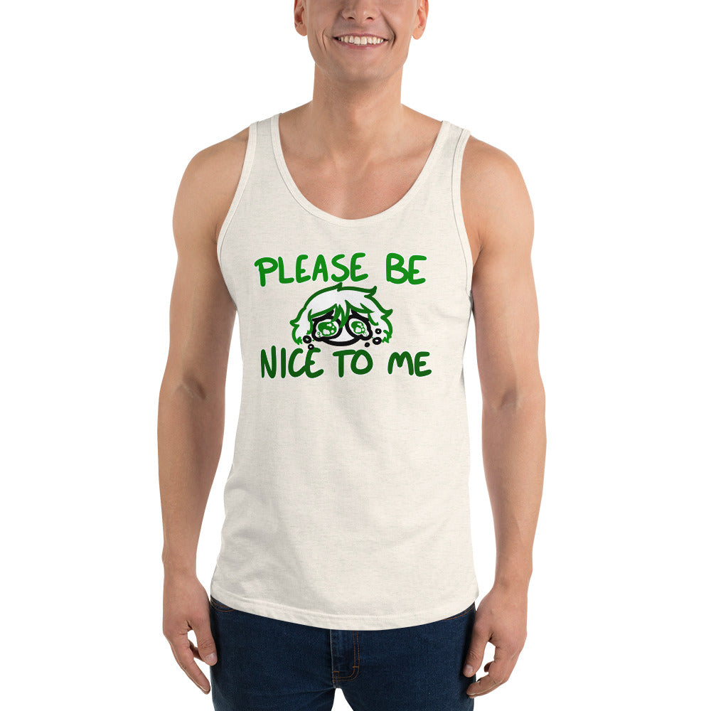Unisex Saucer-Eyed Sadboi Tank top