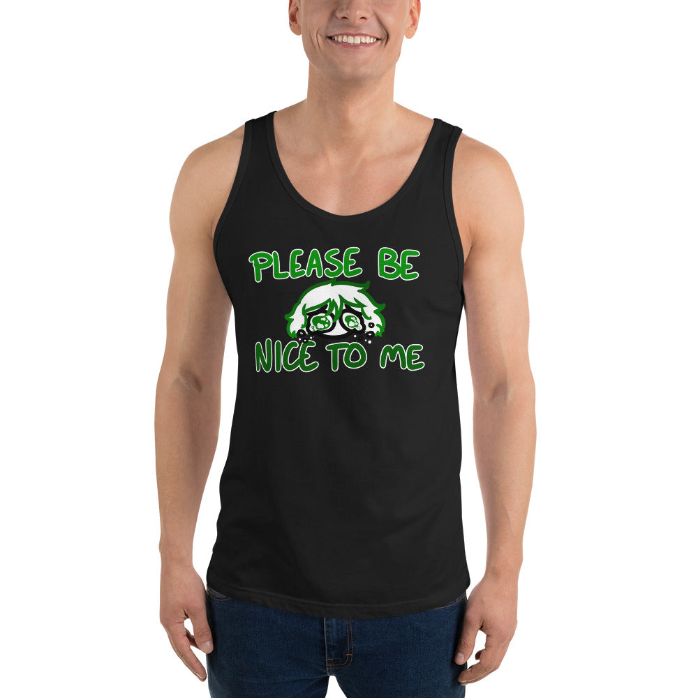 Unisex Saucer-Eyed Sadboi Tank top