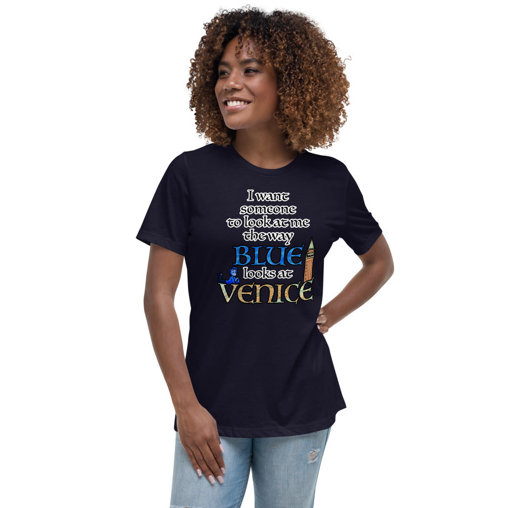Women's Blue + Venice OTP Shirt