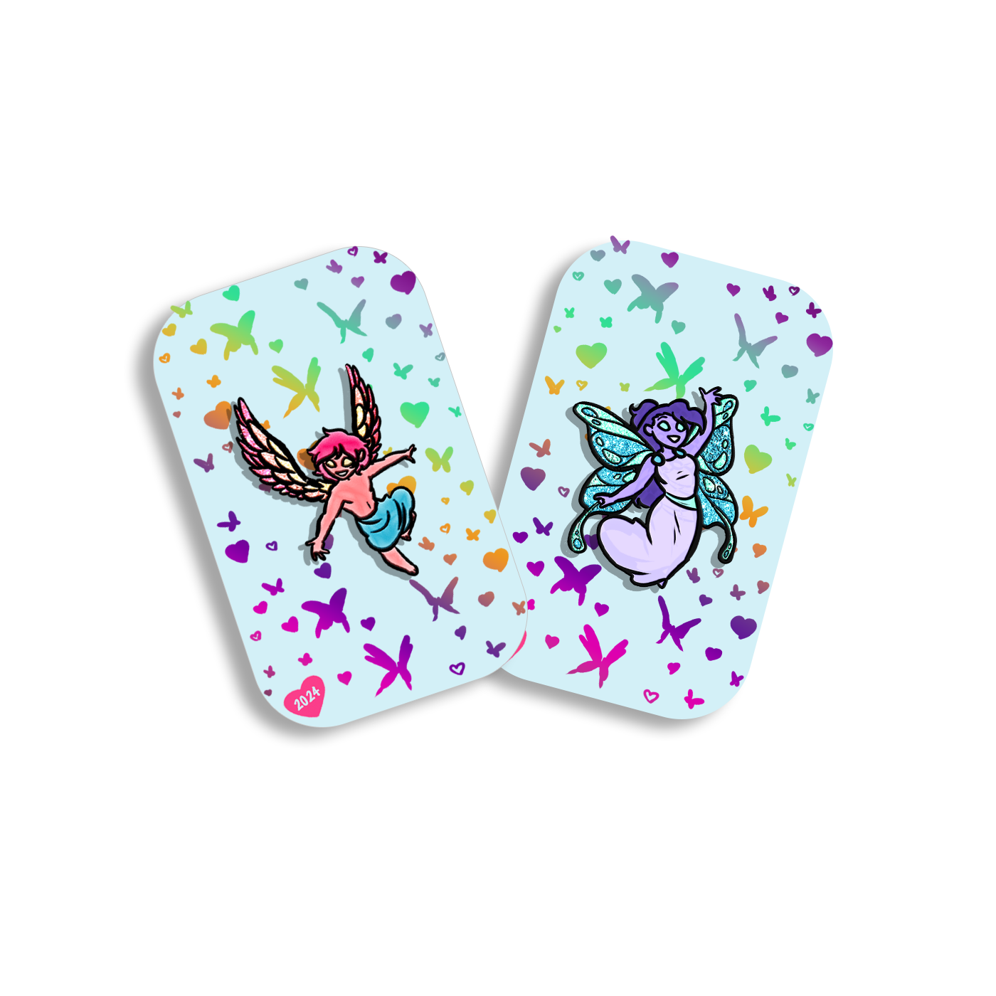 Valentine's Day - Eros & Psyche Glitter Pin Pack