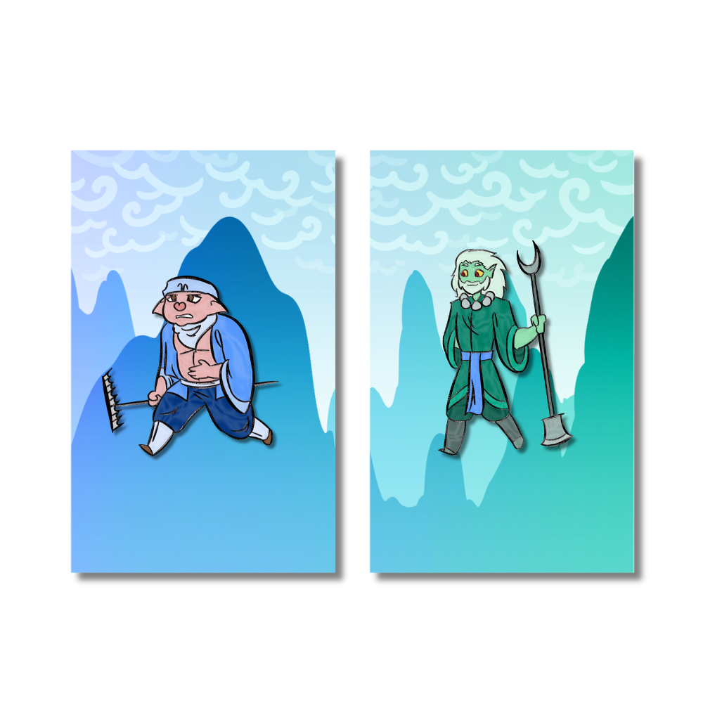 Journey to the West Pigsy & Sandy Pin Pack (Back-Order)