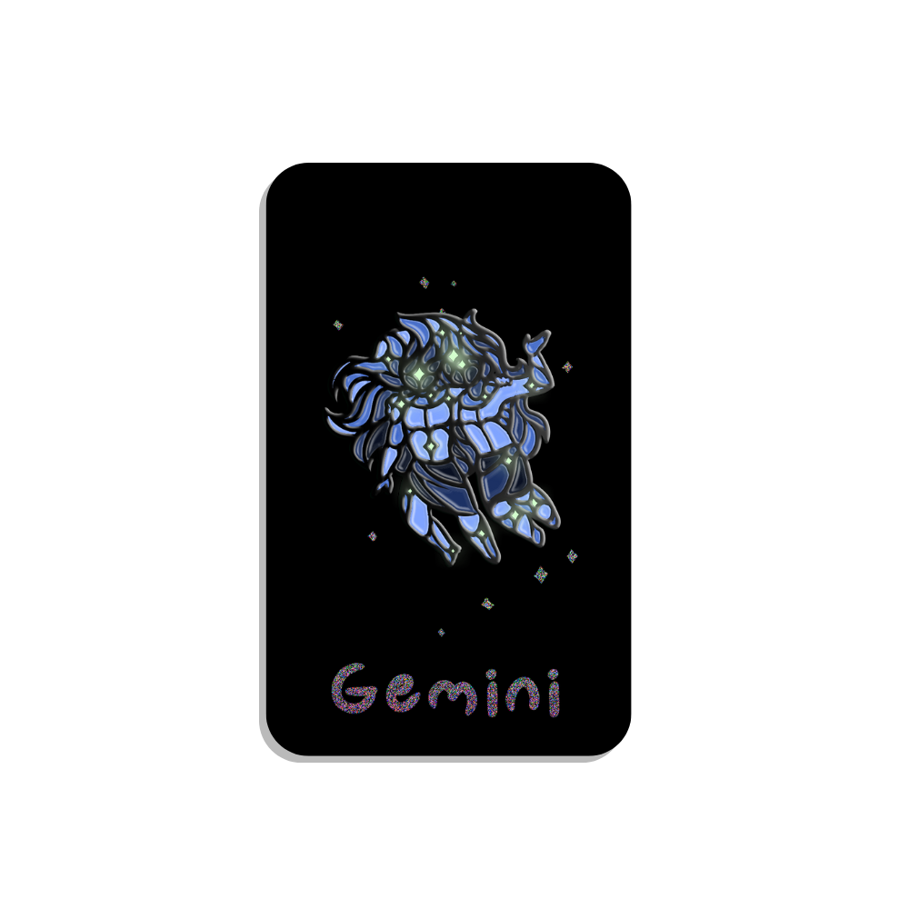 Gemini ♊ Glow In The Dark Pin (PRESALE)