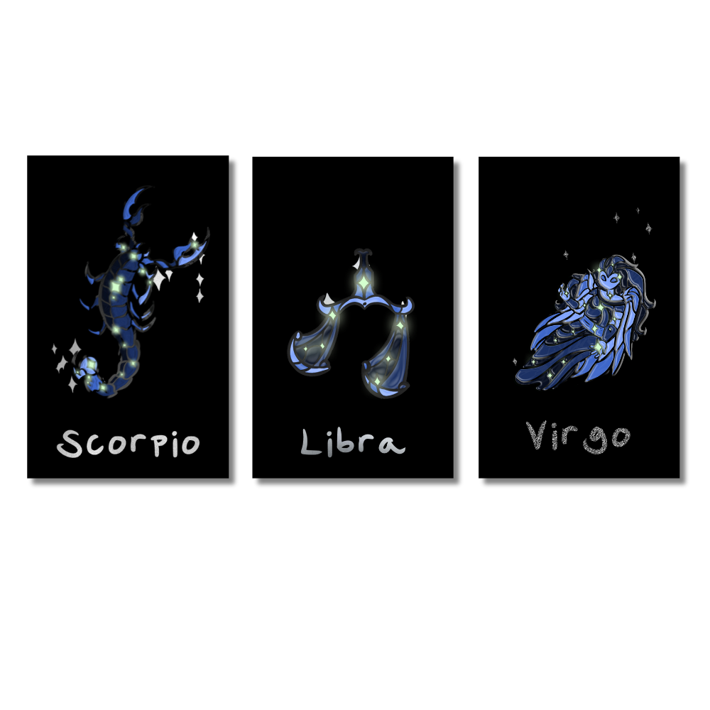 Fall Zodiac: Scorpio, Libra, Virgo