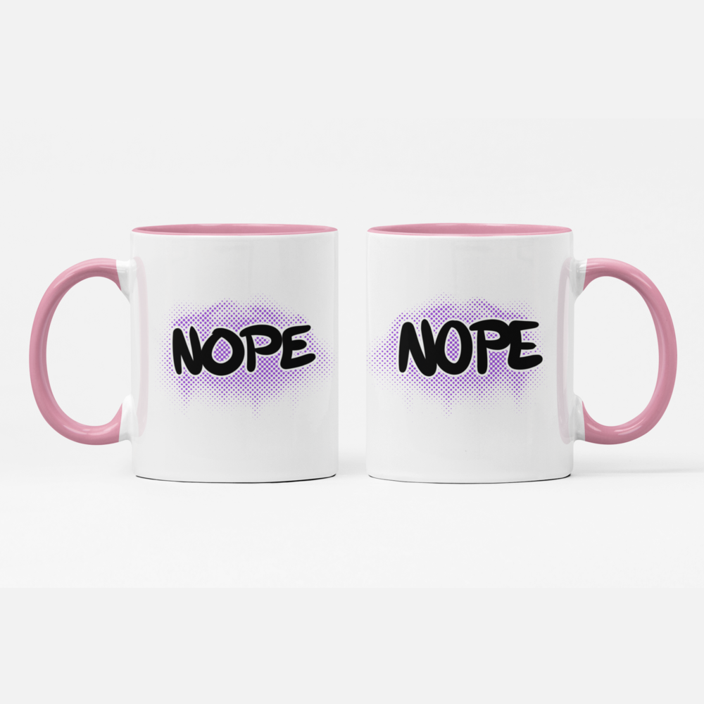 NOPE Accent Mug