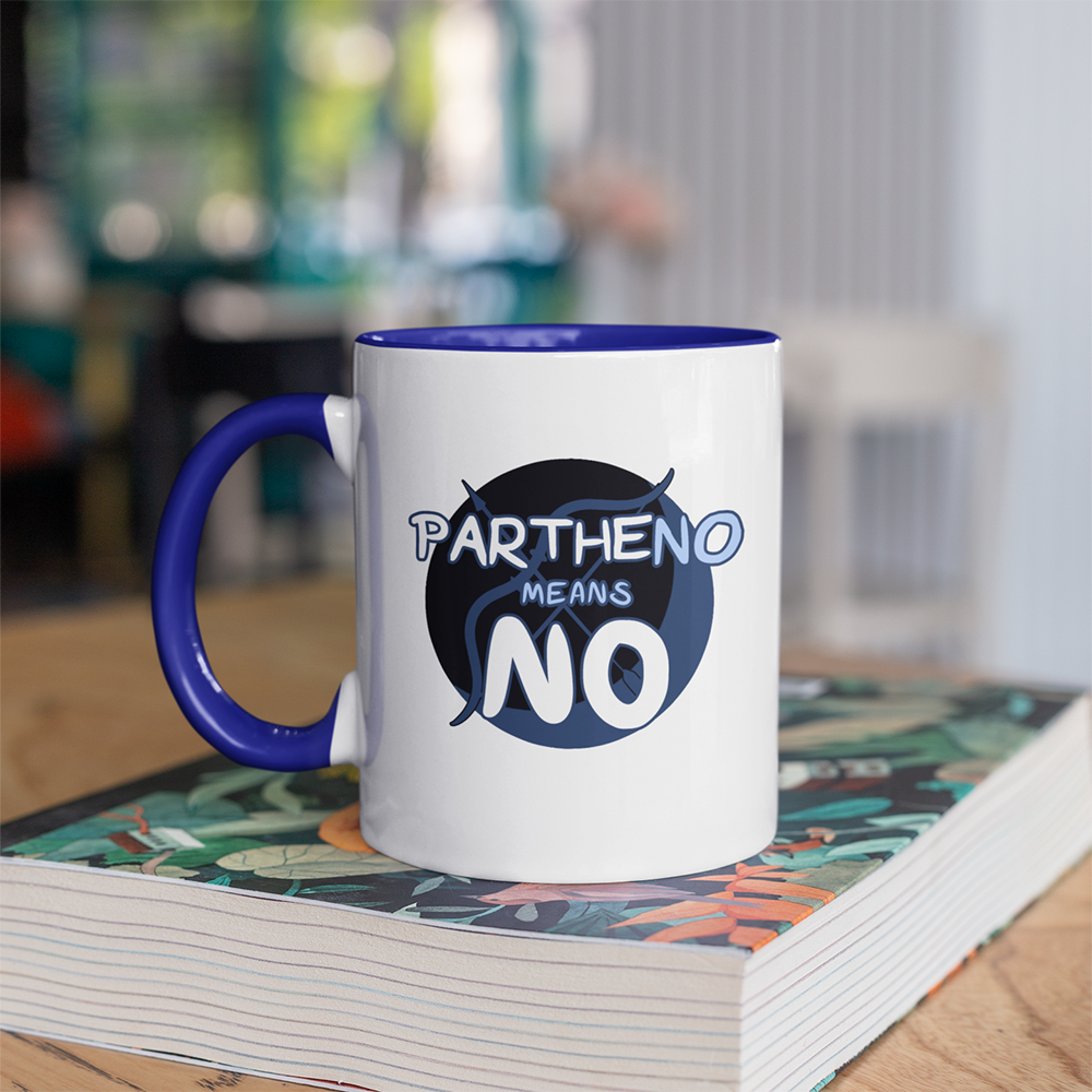 Partheno Means No (Artemis) Accent Mug