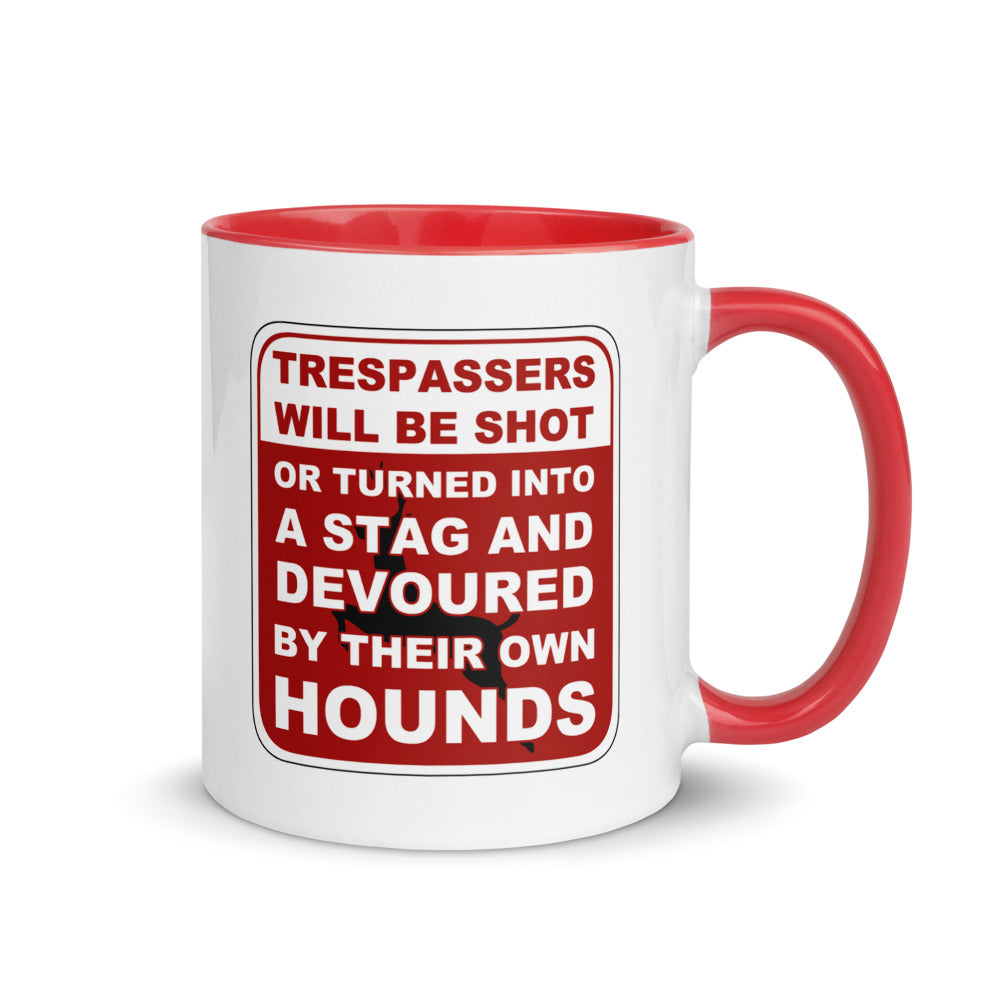 Trespassers Accent Mug