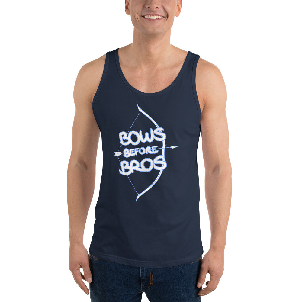 Unisex Bows Before Bros Tank top