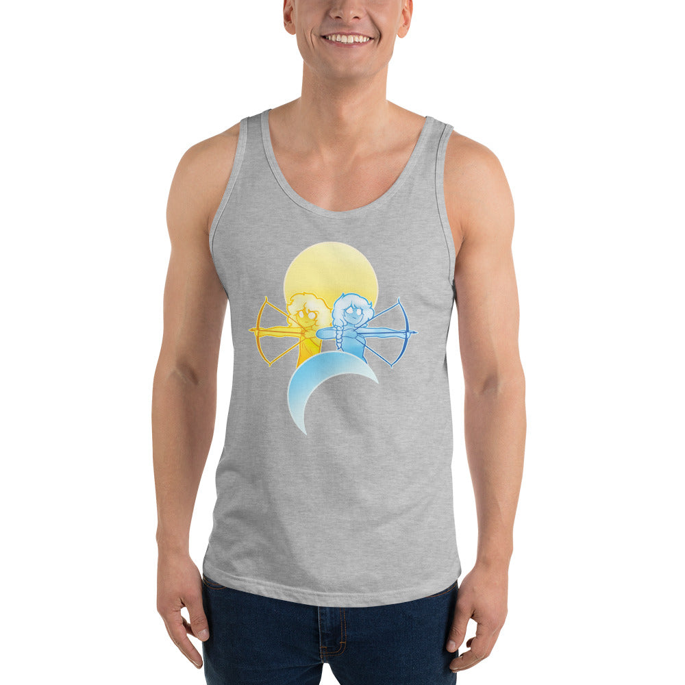 Unisex Celestial Twins Tank top