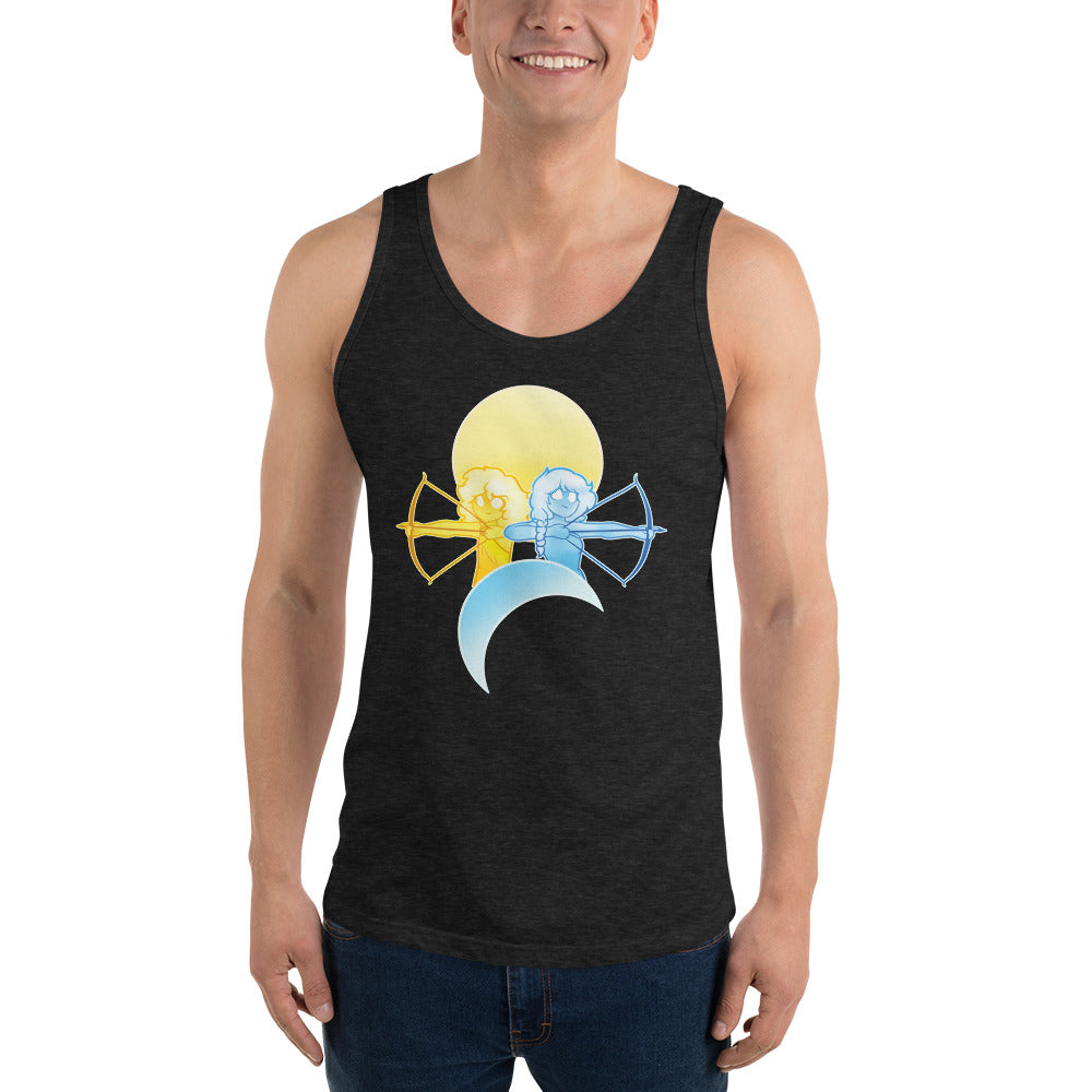 Unisex Celestial Twins Tank top