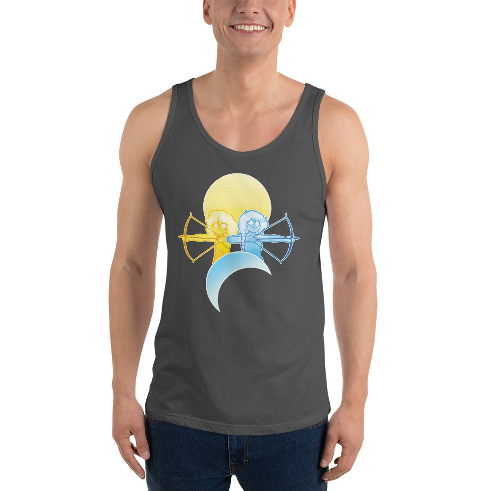 Unisex Celestial Twins Tank top