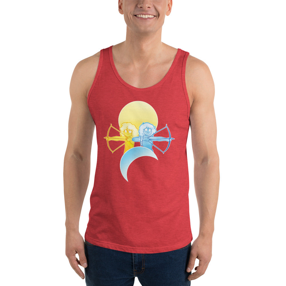 Unisex Celestial Twins Tank top