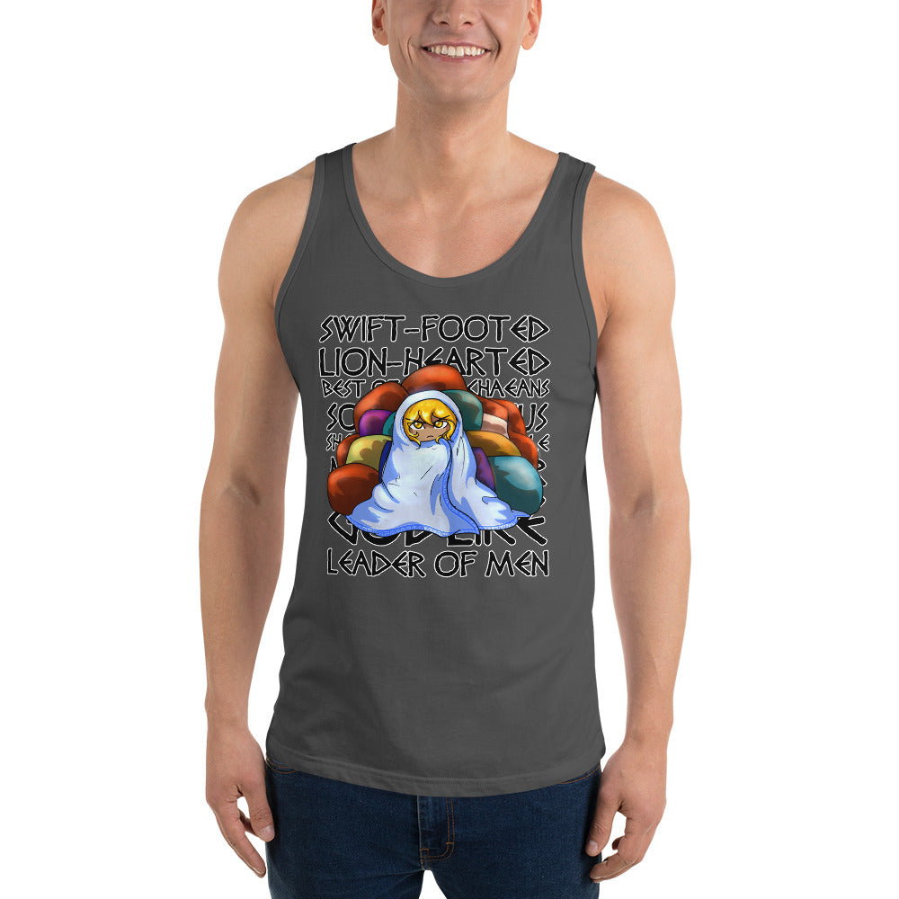 Unisex Epithets of Achilles Tank top