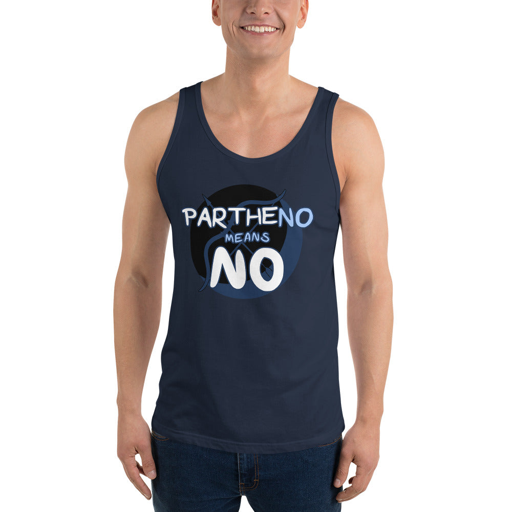 Unisex Partheno Means No (Artemis) Tank top