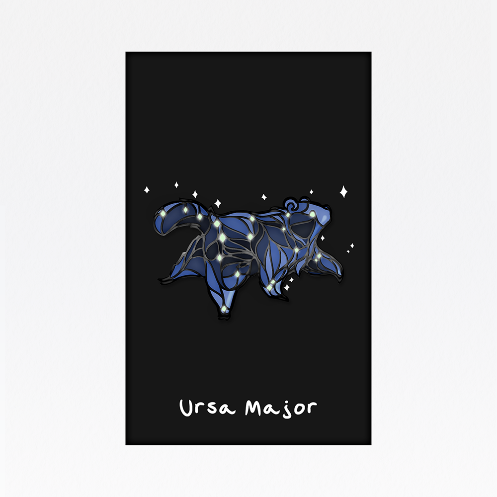 Ursa Major and Taurus Glow In the Dark Pin Pack