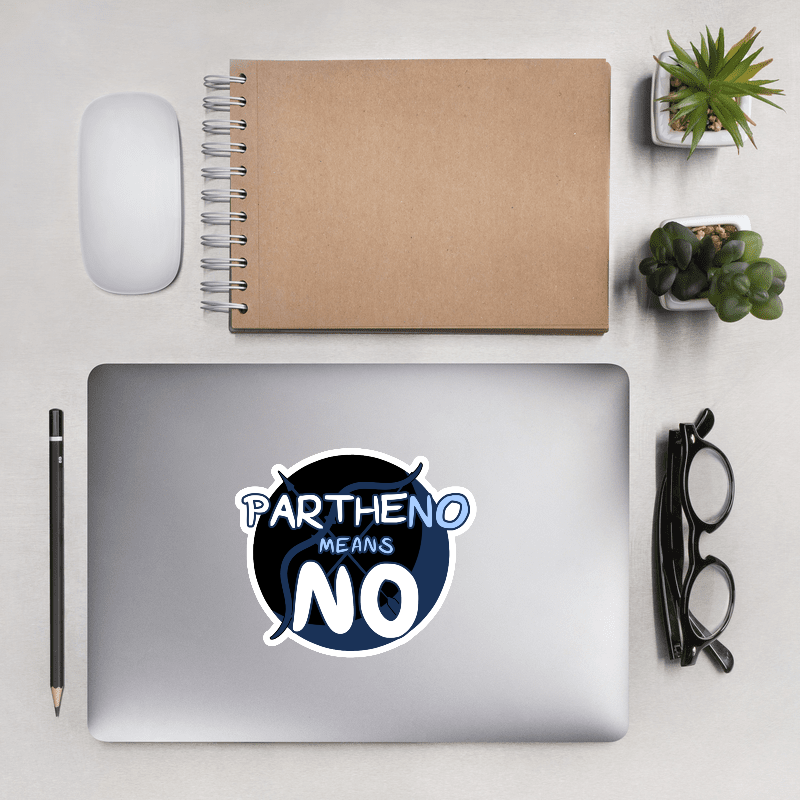 Partheno Means No – Artemis Sticker