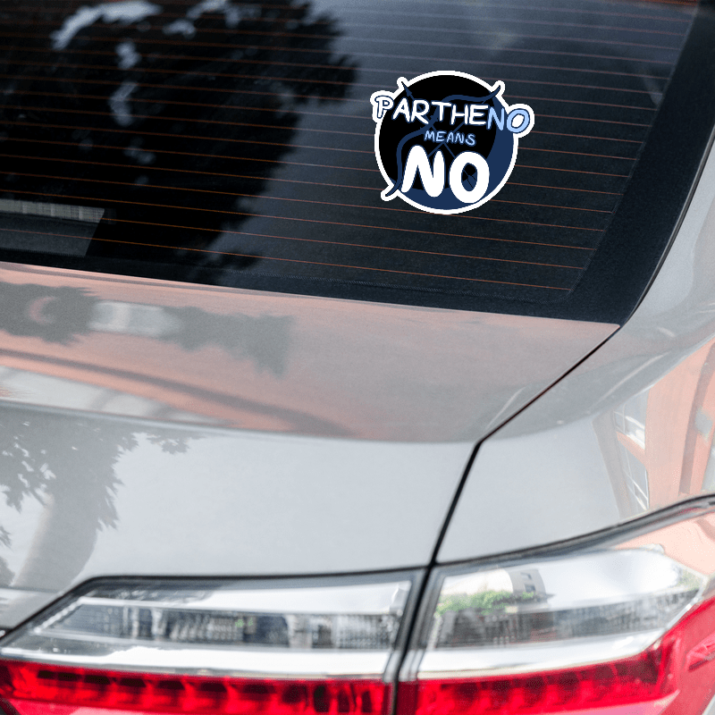 Partheno Means No – Artemis Sticker