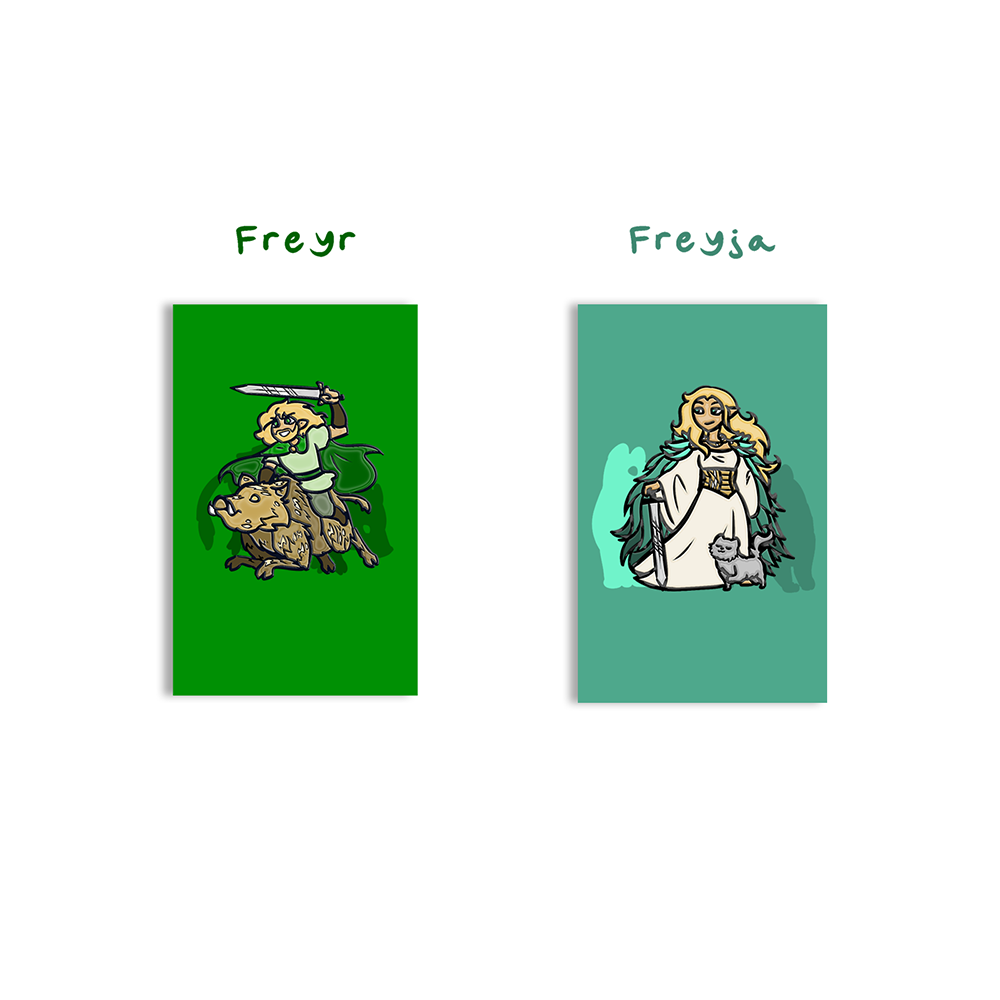 Freyr & Frejya Pin Pack